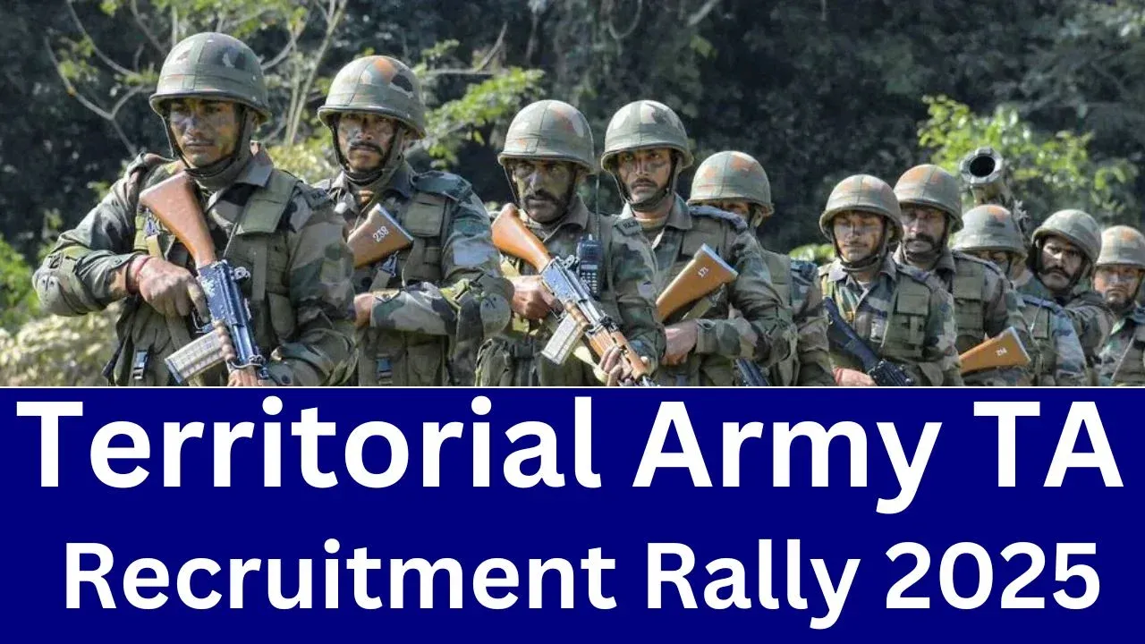 Indian Territorial Army (TA) Rally 2025 - Apply Offline for 716 Posts