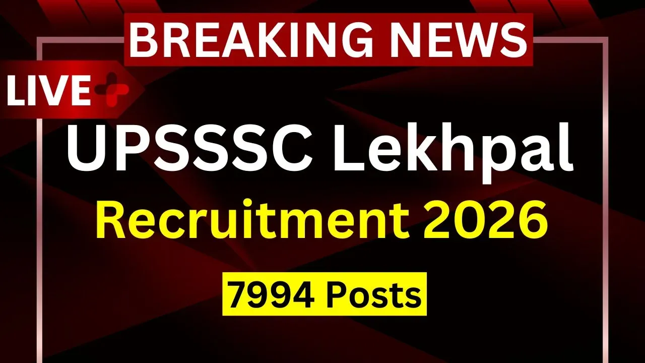 UPSSSC Lekhpal Recruitment 2026 | Apply Online for 7994 Posts