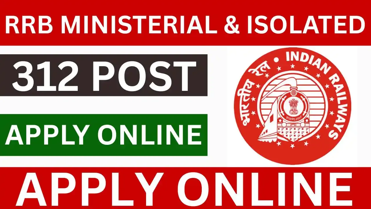 RRB Ministerial &amp; Isolated Recruitment 2026 Online Form | Apply Now