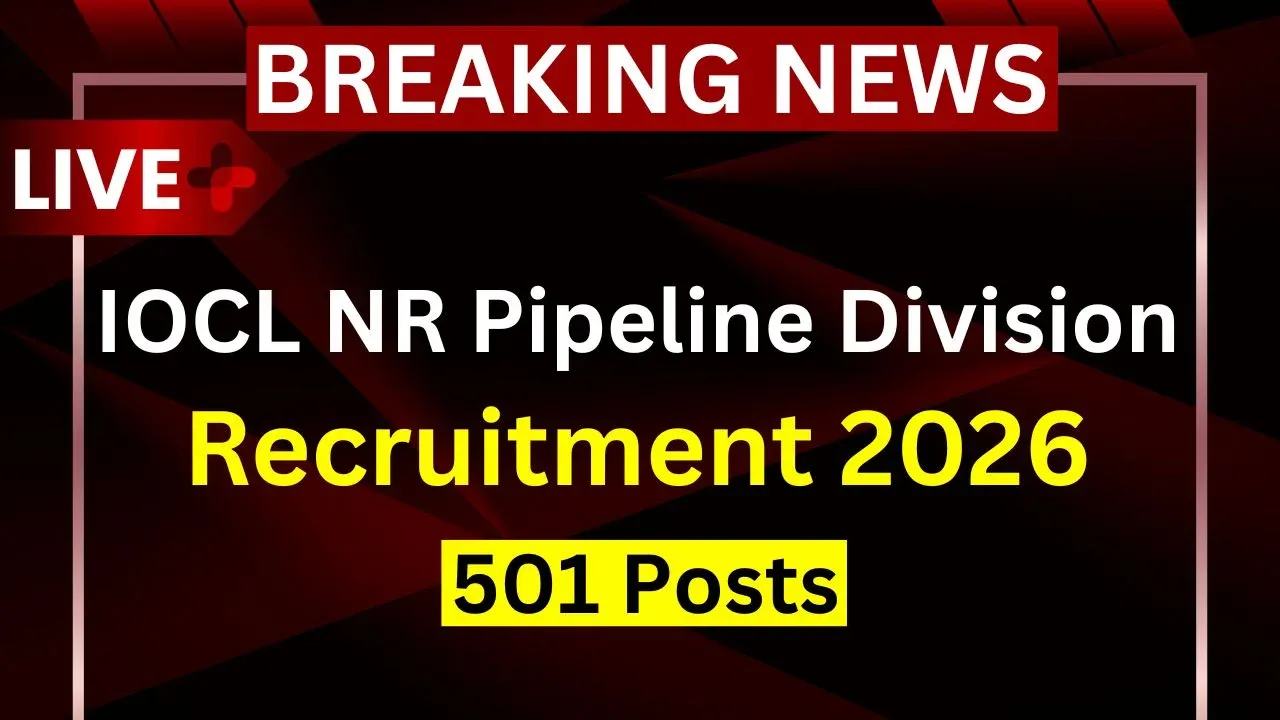 IOCL NR Pipeline Division Apprentice Recruitment 2026 Online Form